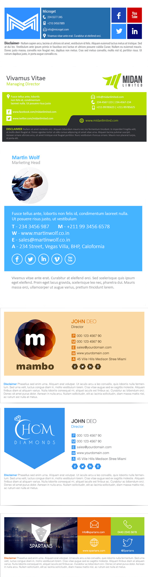 PhotoShop To HTML Email Signature 14