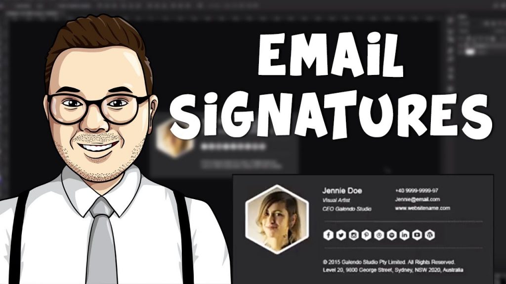 PhotoShop To HTML Email Signature 2